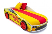Кровать-машина Бельмарко Бондмобиль желтый