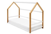 Детская кровать-домик Монтессори Бельмарко Svogen Дерево-белый